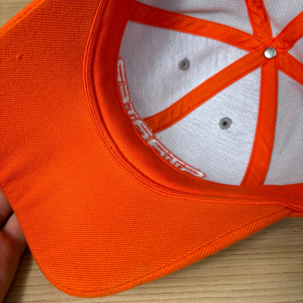 Vintage Starter Hat Cap Strap Back Gray Orange Adjustable Y2K - Picture 9 of 12